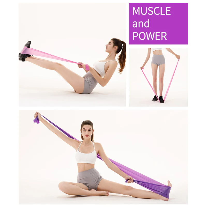 5 Buc Benzile De Rezistență Gimnastica Latex Cu Exercitarea Instrucțiuni Pentru Construirea Musculare Yoga