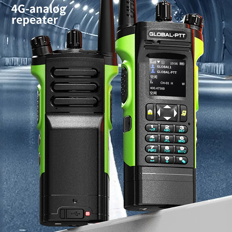 Global-asv 6500 walkie talkie 4G POC+UHF radio bidirecțional profesional colector mare cu rază lungă de telefoane de telecomunicații de poliție