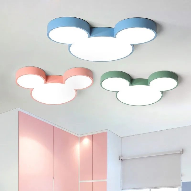 plafonul de lumină ultra-subțire, lumina din dormitorul minimalist, modern boy fata de cameră pentru copii de iluminat