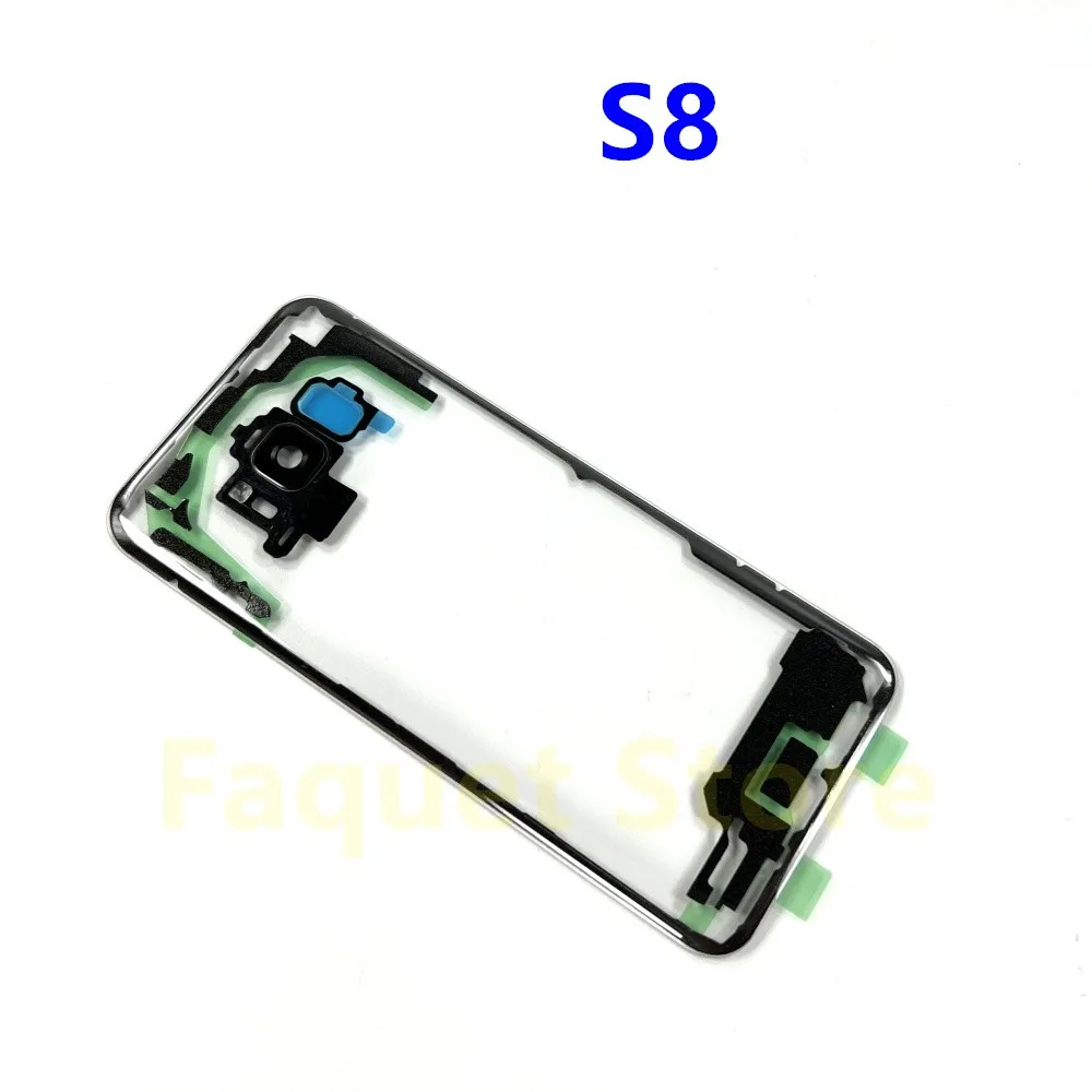 Spate De Sticlă Transparentă Pentru Margine Samsung Galaxy S7 S7 S8 S8 S9 Plus S9Plus Capac Baterie Spate A Ușii Carcasei S8+ S9+