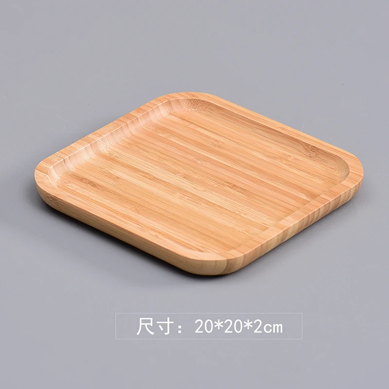 Stil japonez farfurie de uz casnic tavă dreptunghiulară suport pentru pahare din Lemn placă de grătar farfurie platou cu fructe tava de bambus placă de bomboane