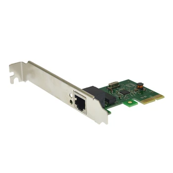 1 buc 1000Mbps Gigabit Ethernet Adapter PCI-E placa de Retea Verde 10/100/1000M RJ-45 RJ45 LAN Adaptor Convertor Controler de Rețea