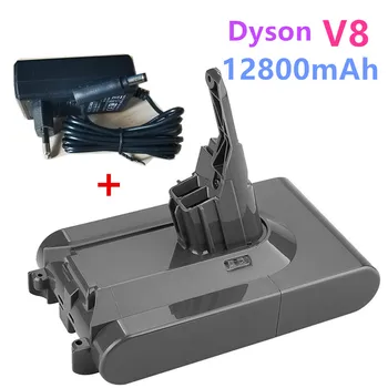 100% Original DysonV8 12800mAh 21.6 V Baterie pentru Dyson V8 Absolută /Pufos/Animal Li-ion Aspirator Baterie reîncărcabilă
