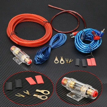 1500W Auto Amplificator de Putere Cabluri Kit 8GA RCA Cablu de Alimentare 18GA Difuzor Subwoofer Linie de Modificare Auto pentru Piese Auto
