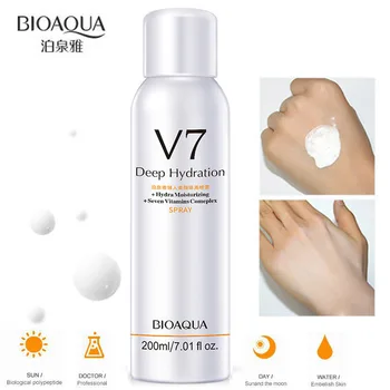 200ML de Albire Anticearcan Izolarea de protecție Solară Spray rezistent la apa V7 Hidratare Hidratare Conține 7 de Îngrijire a Pielii Vitamine Complexe