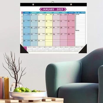 2023-2024 Agățat Calendar Colorat Calendar Numărătoarea Inversă Cadou Pentru Ziua De Nastere