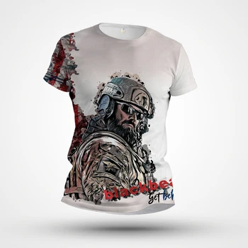 2023 Vara Noi Bărbați T-shirt transfrontaliere Fierbinte tipar Digital 3D Figura Maneca Scurta Casual Top Runda Gât