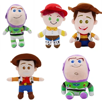 25 cm Disney Anime Toy Story Woody, Buzz Lightyear Jessie Cosplay Păpușă Jucărie de Pluș, Păpuși pentru Copii Xmas Cadou Pandantiv Accesorii
