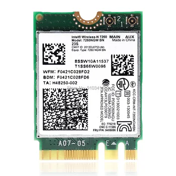 7260ngw BN unitati solid state WLAN Card 04W3830 / 04X6009 / 04X6086 Intel Wireless-N 7260BN + BT 4.0 pentru lenovo Thinkpad T440 W540 L440 T450P