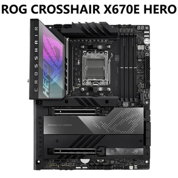 ASUS ROG CROSSHAIR X670E EROU WiFi 6E Socket AM5 LGA 1718 AMD Ryzen 7000 De Gaming Placa de baza, 18+2 trepte de Putere, PCIe 5.0, DDR5