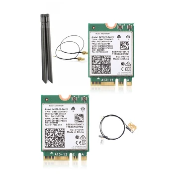 AX210NGW WIFI6E Card Wireless 5374Mbps Gigabit - Adaptor 2.4 G/5G/6G Tri-band Bluetooth-compatible5.0 de unitati solid state-M2 P9JB