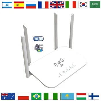 Acasă Calculatoare de Birou 300Mbps Networking Cpe Wps Gateway FDD TDD LTE Hotspot Mobil Cartela SIM 4G Router Wifi RJ45 WAN/LAN LC116