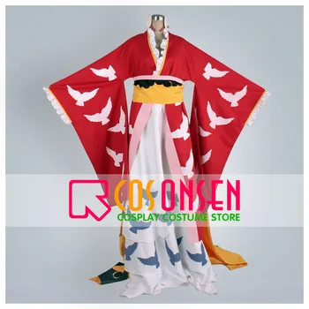 COSPLAYONSEN Tsubasa Reservoir Chronicle Printesa Sakura Cosplay Costum Roșu Kimono Toate Dimensiunile