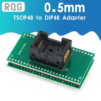 Calitate de Top TSOP48 să DIP48 adaptor,TSOP48 test soclu de 0,5 mm Pas pentru RT809F RT809H & pentru XELTEK USB Programator