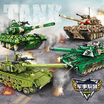 Copii jucărie bloc compatibil cu 99 de tip tanc M1A2 rezervor model ornament jucărie magazin en-gros