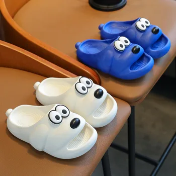 Copil de vara Sandale pentru Băieți și Fete Drăguț Câine de Desene animate pentru Copii Flip Flops Copilul Papuci pentru Copii Slide Acasă Pantofi de Plaja