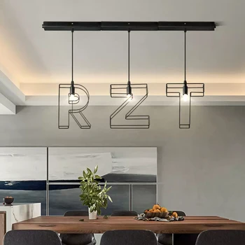 Creative LED G9 pandantiv lumina DIY Metal, Abajur plafon Candelabru Vintage Bar Bucătărie Acasă Decor Interior corp de iluminat