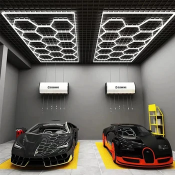 De Înaltă Calitate Led-Uri Hexagon Lumini De Garaj Vinde Fierbinte Lumina De Lucru Pentru Atelier Auto