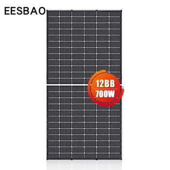 Eficientă a energiei solare cu o putere maximă de 680W700W, de înaltă calitate, siliciu monocristalin panou fotovoltaic