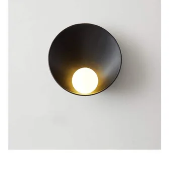 Europa modernă de Design 2022 Nou Alb sau Negru Metal Personalitate Specială G9 Bec LED Inclus Interioară Lampă de Perete