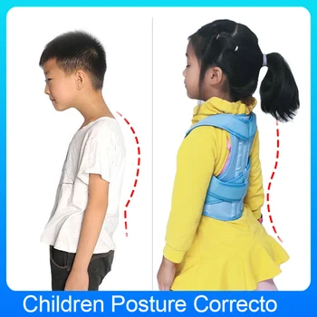 GHORTHOUD Copii Corector de Postura Corset Ortopedic Umăr Suport Lombar Corecție Pentru Copii Îndrepta Centura Superioară