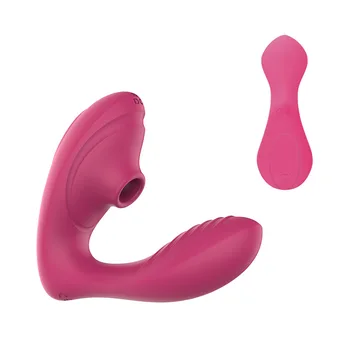 Jucarii sexuale Clitorals Suge Vibratorul pentru Femei Fraier G Locului 2 in 1 Vagin Plug Stimulator Clitoris Adult, pentru Adult Masturbator