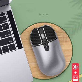 Mouse-ul fără fir Dezactiva Bluetooth 2.4 G Mouse Compatibil Mut de Încărcare Mouse Wireless 2.4 G Laptop Office Mouse-ul PC de Birou Accesorii