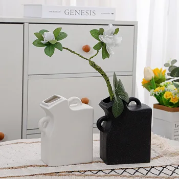 Nordic Decor Din Ceramică Vaze De Flori Decor Pentru Acasă Decor Flori Uscate Vaze De Camera De Decorare Dormitor Decor Acasă