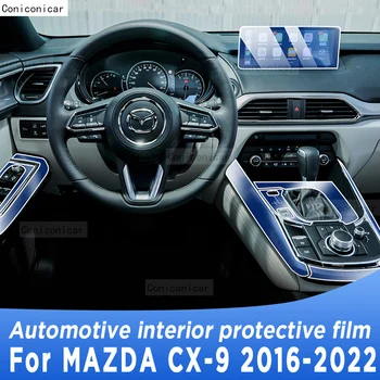 Pentru MAZDA CX9 2016-2022 precum 2021 cutie de Viteze Panoul de Navigare Ecran Interior Auto TPU Film Protector de Acoperire Anti-Zero Autocolant