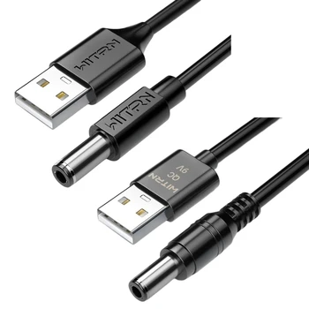 QC3.0 DC5.5x2.5mm la USB-UN Cablu de Intrare pentru Router WiFi Difuzor de Lumină LED-uri