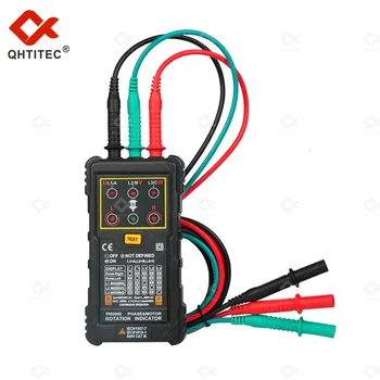 QHTITEC PM5900 3 Faze de Rotație Tester 120V ~ 400V AC Digital Faza Indicator Detector de Secvență de Fază Metru Tester de Tensiune