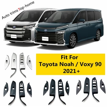 RHD Ușa Cotiera Geam Ridicați Butonul Comutator Panou Acoperire Cadru Trim Fit Pentru Toyota Noah / Voxy 90 2021 - 2023 Accesorii