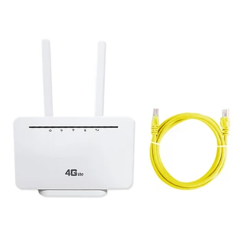 Router WiFi CP102 4G Wireless Router 1 WAN+3 LAN Interfata de Retea cu Slot Suporta Pana La 32 de Utilizatori(UE Plug)