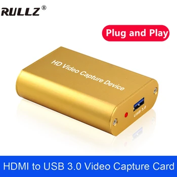USB 3.0 placa de Captura 1080p 60fps HDMI Video Grabber Joc Record de Box pentru PS4 Comutator DVD XBOX Înregistrare aparat de Fotografiat PC-ul Live Streaming