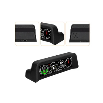 X91 3In1 GPS TPMS HUD pentru Viteza Vehiculului Panta Metru Inclinometer Masina Busola Auto HD (Built-in Modele)