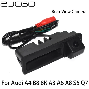 ZJCGO CCD Auto retrovizoare Inversă Back-Up de Parcare Portbagaj Mâner aparat de Fotografiat Impermeabil pentru Audi A4 B8 8K A3 A6 C7 4G A8 D4 4H S5 Q7 4L