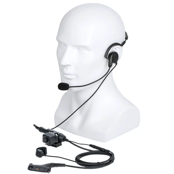 walkie talkie 7.1 mm conducție osoasă Cască Cască Microfon cu Degetul Microfon și U94 ASV pentru Motorola XiR P8268 8260